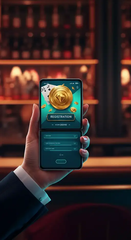 Registratieformulier van Gigaspinz Casino toont een gebruikersvriendelijke interface voor snelle aanmelding en accountbeheer.